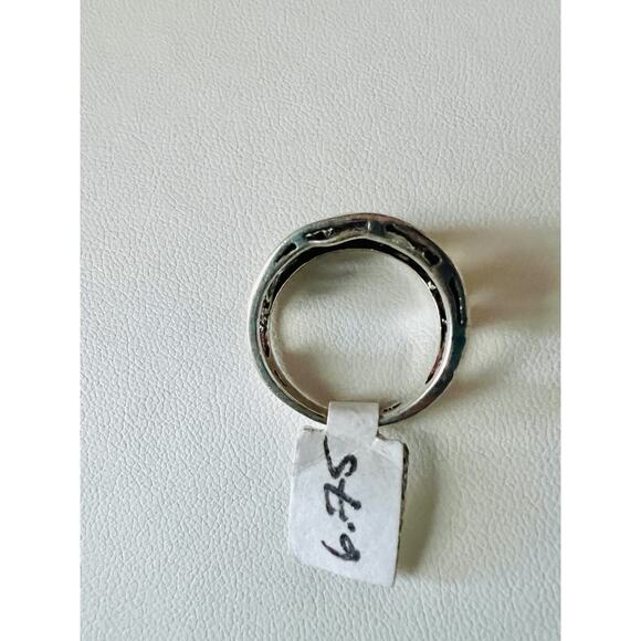 Vintage Sterling Silver Elephant Ring Size 6.75 925 NF Signed Animal Band - Picture 6 of 9